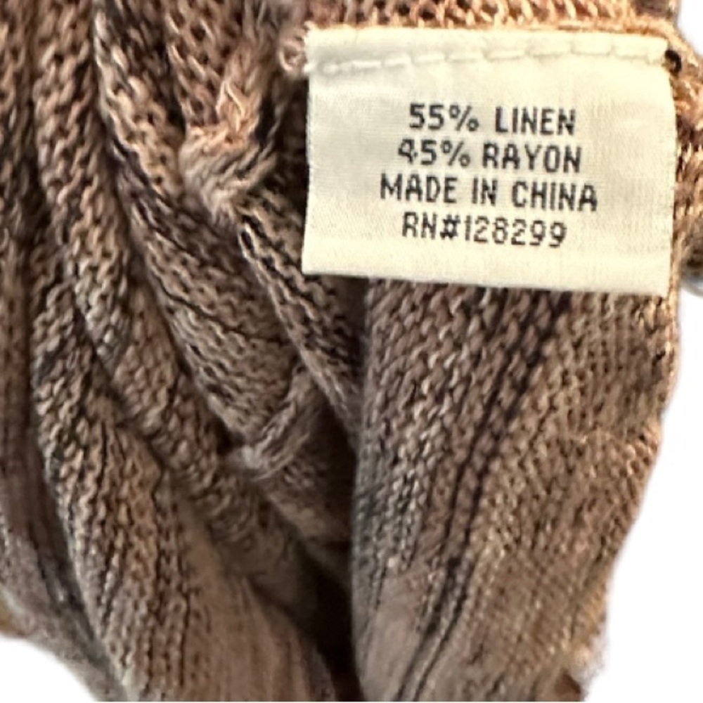 Eternal Sunshine Creations Linen Blend Long Hoody Sweater - Picture 7 of 7
